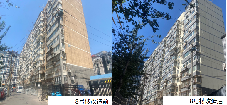 工程掠影:龍?zhí)督值缽V渠門內(nèi)大街6號樓、8號樓綜合整治項目